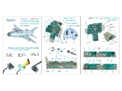 Mig-21 Um - 3d-printed & Coloured Interior Small Version (For Trumpeter Kits) - image 3