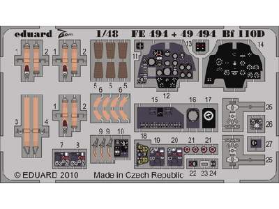 Bf 110D interior S. A. 1/48 - Dragon - - image 1