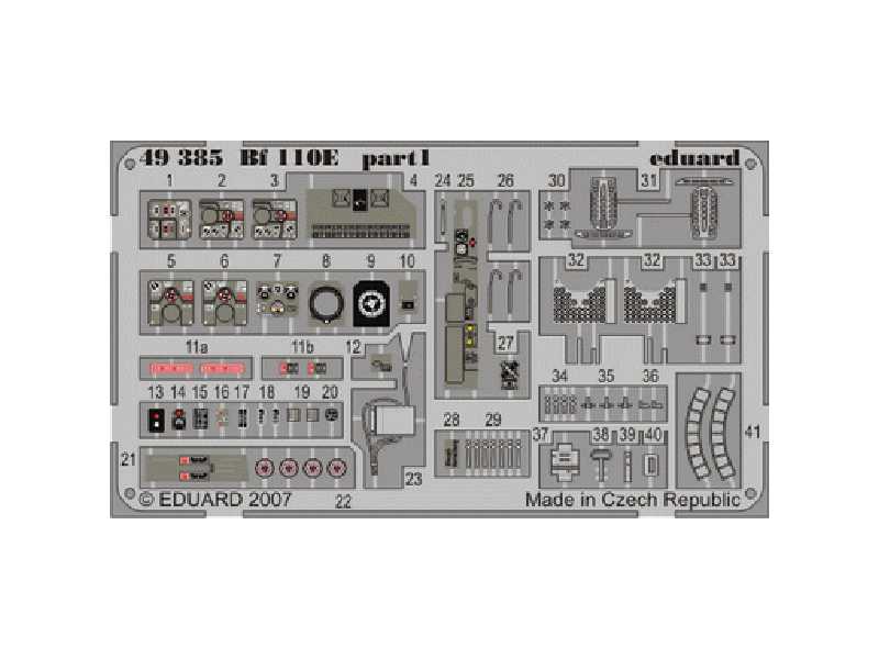 Bf 110E 1/48 - Eduard - image 1