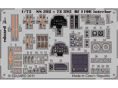 Bf 110E S. A. 1/72 - Airfix - image 2