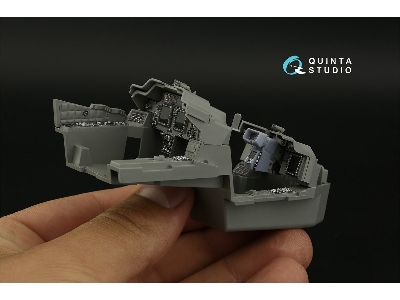 Boeing Ah-64 D Apache - 3d-printed & Coloured Interior With 3d-printed Resin Parts (Small Version / For Takom Kits) - image 6