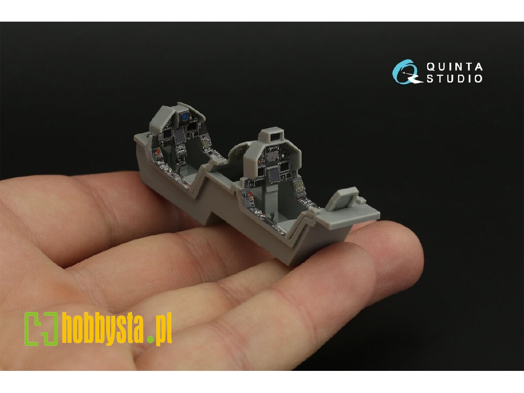 Dassault Mirage 2000-5b - 3d-printed & Coloured Interior Small Version (For Kinetic Kits) - image 1 Dassault Mirage 2000-5b - 3d-printed & Coloured Interior Small Version (For Kinetic Kits) - image 1
