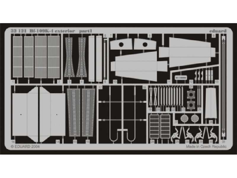 Bf 109K exterior 1/32 - Hasegawa - image 1