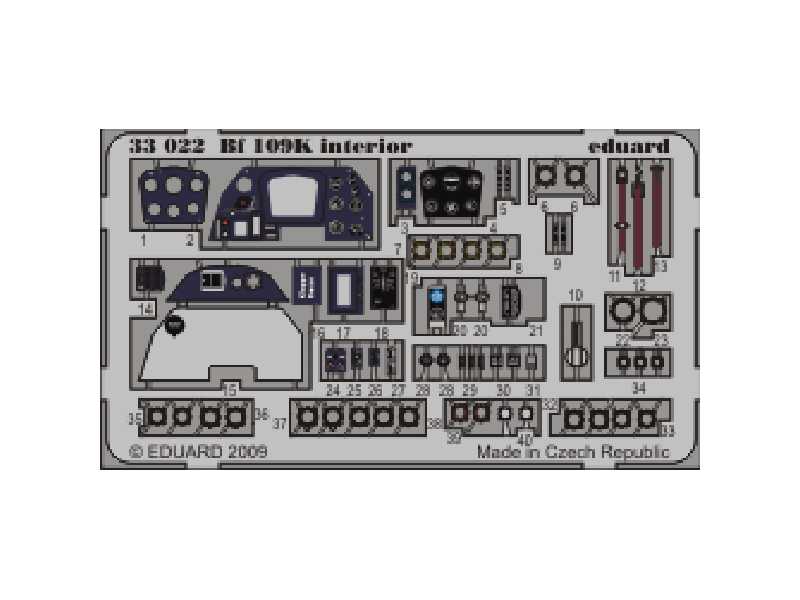 Bf 109K interior S. A. 1/32 - Hasegawa - image 1