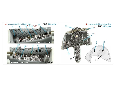 Fairchild A-10 C Thunderbolt Ii - 3d-printed & Coloured Interior Small Version (For Hobby Boss Kits) - image 3