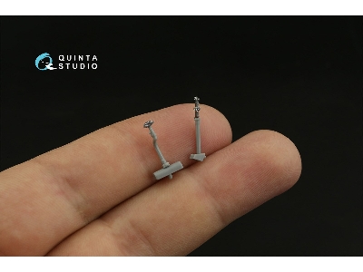 Boeing Ah-64 D Apache - 3d-printed & Coloured Interior Small Version (For Hasegawa Kits) - image 4