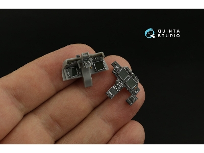 Boeing Ah-64 D Apache - 3d-printed & Coloured Interior Small Version (For Hasegawa Kits) - image 5