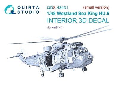 Westland Sea King Hu.5 - 3d-printed & Coloured Interior Small Version (For Airfix Kits) - image 2