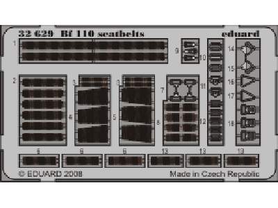 Bf 110 seatbelts 1/32 - Dragon - image 1