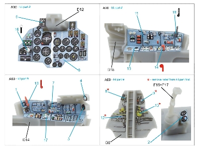 Sukhoi Su-17m3 - 3d-printed & Coloured Interior Small Version (For Modelsvit Kits) - image 8
