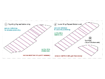 Albatros D.I-d.V - Magenta Rib Tapes (For All Kits) - image 2