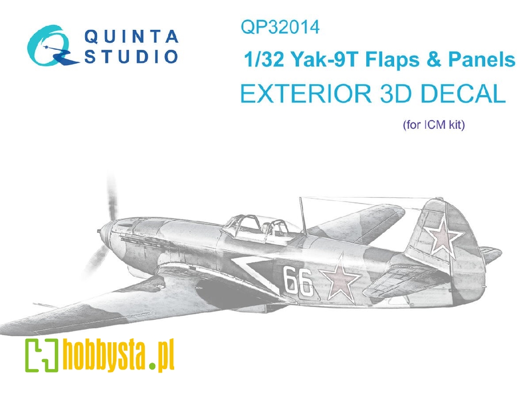 Yakovlev Yak-9 T - Flaps And Panels (For Icm Kits) - image 1 Yakovlev Yak-9 T - Flaps And Panels (For Icm Kits) - image 1