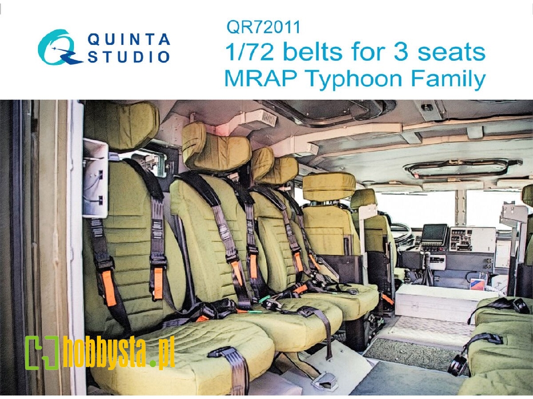 Mrap Typhoon Family - Seat Belts For 3 Seats 3d Interior Decal (For All Kits) - image 1 Mrap Typhoon Family - Seat Belts For 3 Seats 3d Interior Decal (For All Kits) - image 1