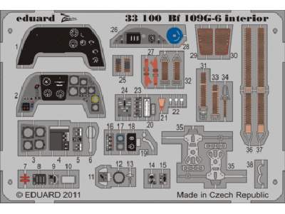 Bf 109G-6 interior S. A. 1/32 - Trumpeter - image 1