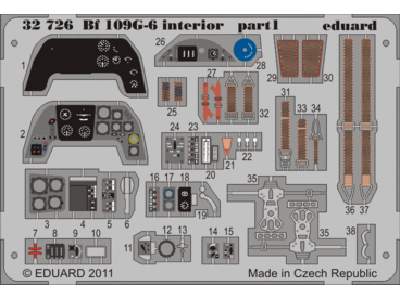 Bf 109G-6 interior S. A. 1/32 - Trumpeter - image 1