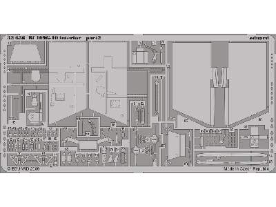 Bf 109G-10 interior 1/32 - Hasegawa - image 3