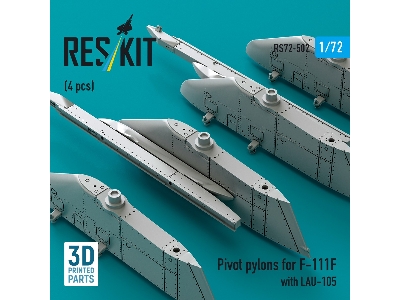 Pivot Pylons For F-111f With Lau-105 (4pcs) (3d Printed) - image 2