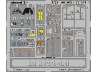 Bf 109G-14 1/72 - Academy Minicraft - image 1