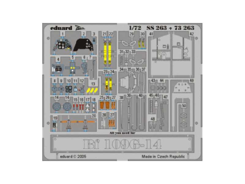 Bf 109G-14 1/72 - Academy Minicraft - image 1