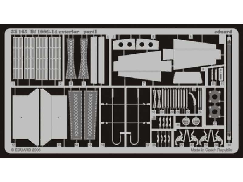 Bf 109G-14 exterior 1/32 - Hasegawa - image 1