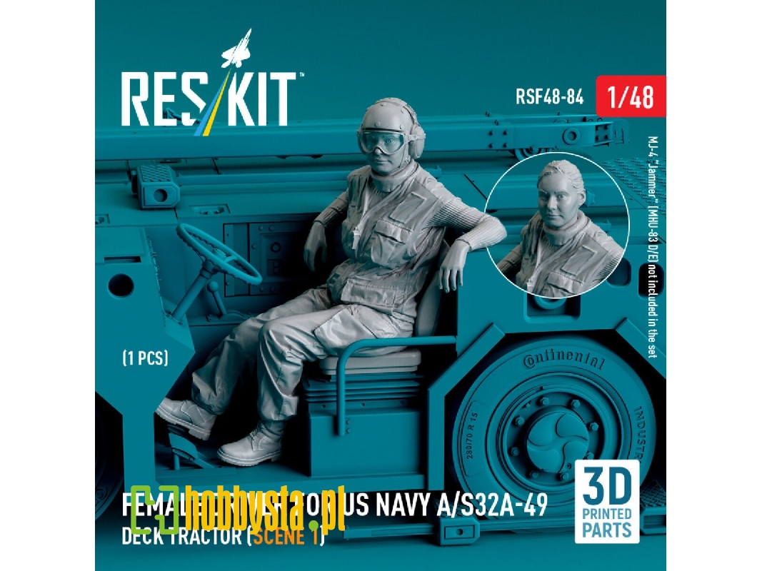 Female Driver For Us Navy A/S32a-49 Deck Tractor (Scene 1) (1 Pc) (3d Printed) - image 1 Female Driver For Us Navy A/S32a-49 Deck Tractor (Scene 1) (1 Pc) (3d Printed) - image 1