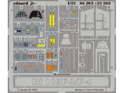 Bf 109F-2/ F-4 1/72 - Fine Molds - image 1