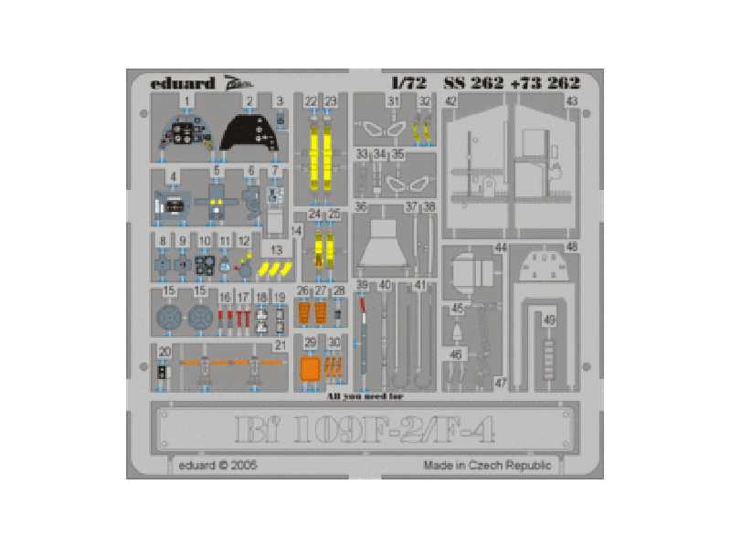 Bf 109F-2/ F-4 1/72 - Fine Molds - image 1