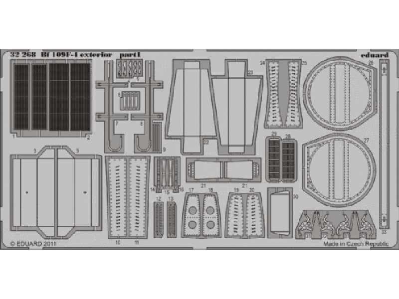 Bf 109F-4 exterior 1/32 - Trumpeter - image 1