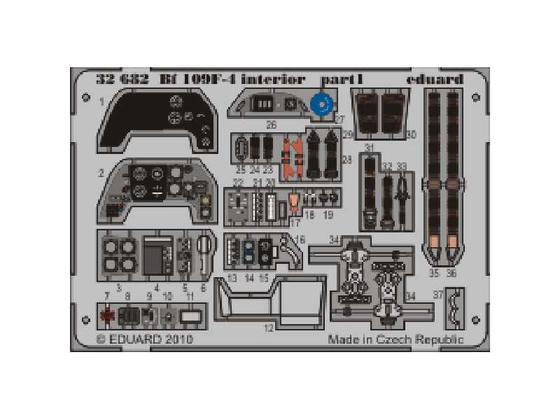 Bf 109F-4 interior S. A. 1/32 - Hasegawa - image 1