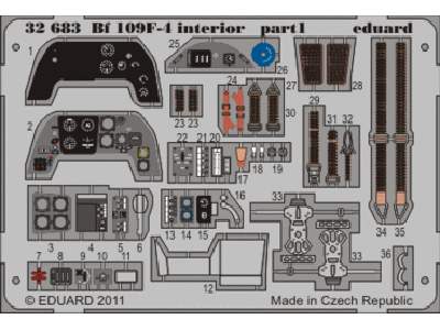 Bf 109F-4 interior S. A. 1/32 - Trumpeter - image 1