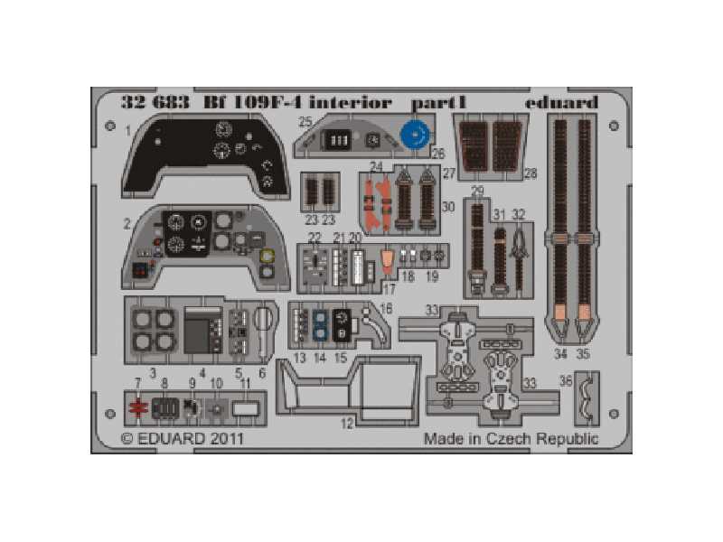 Bf 109F-4 interior S. A. 1/32 - Trumpeter - image 1