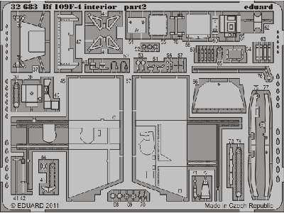 Bf 109F-4 interior S. A. 1/32 - Trumpeter - image 3