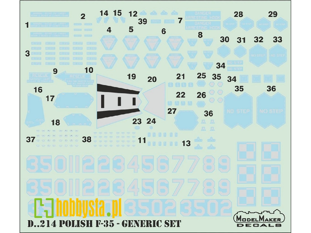 Polish F-35a Generic Set - image 1 Polish F-35a Generic Set - image 1