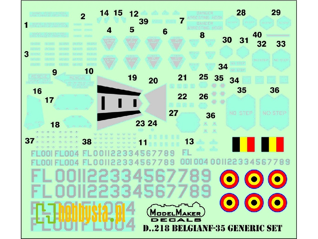Belgian F-35a Generic Set - image 1 Belgian F-35a Generic Set - image 1