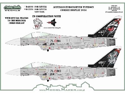 Austrian Eurofighter Typhoon Combat Display 2024 (For Revell Kits) - image 1