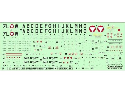 Austrian Eurofighter Typhoon Combat Display 2024 (For Revell Kits) - image 2