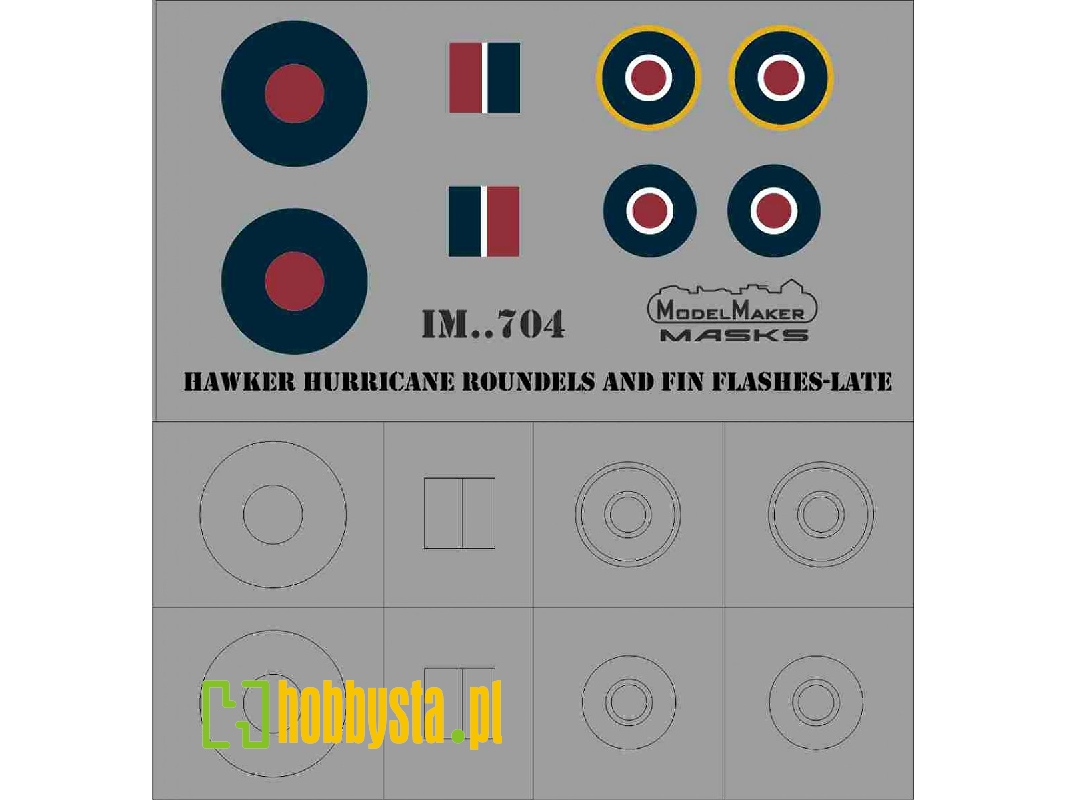 Hawker Hurricane - Roundels And Fin Flashes Late - image 1 Hawker Hurricane - Roundels And Fin Flashes Late - image 1