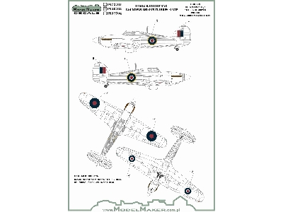 Hawker Hurricane - Roundels And Fin Flashes Late - image 2