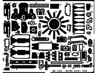 D3A1 Val 1/48 - Hasegawa - image 1