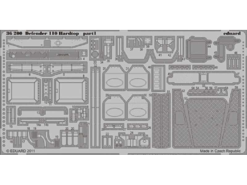 Defender 110 hardtop 1/35 - Hobby Boss - image 1