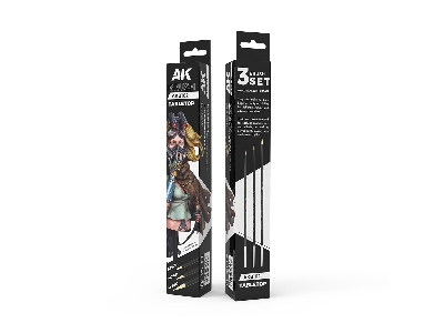 Tabletop Synthetic Brushes Set - image 3