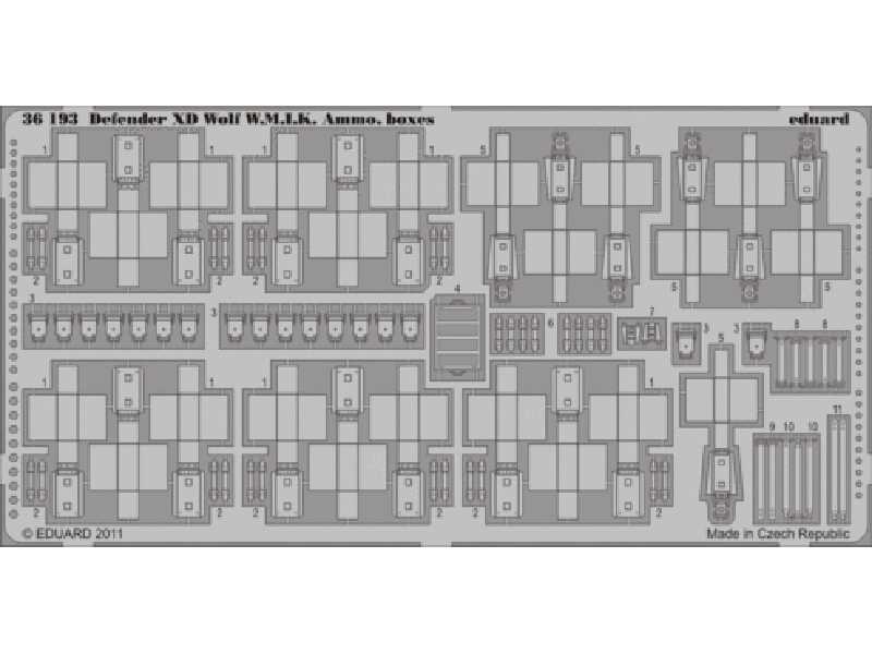 Defender XD Wolf W. M.I. K. Ammo Boxes 1/35 - Hobby Boss - image 1