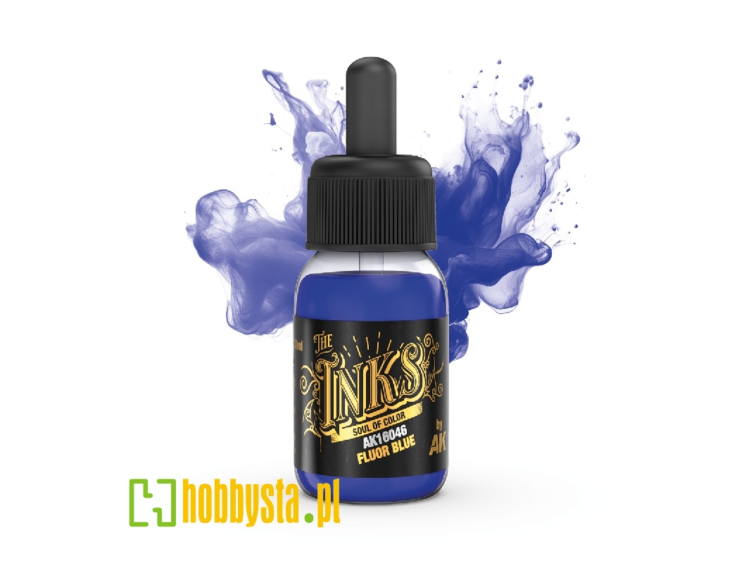 Ak 16046 The Inks - Fluor Blue - image 1 Ak 16046 The Inks - Fluor Blue - image 1