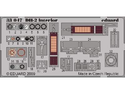 DH-2 interior 1/32 - Roden - image 1