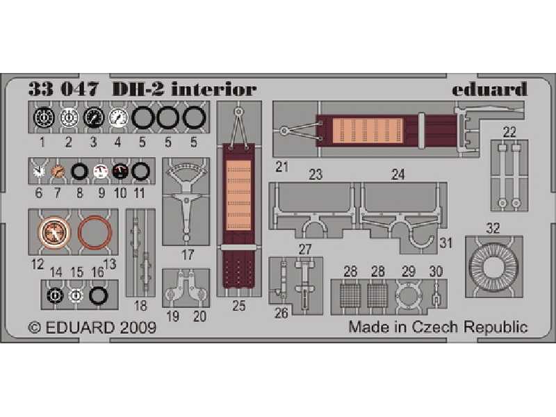 DH-2 interior 1/32 - Roden - image 1