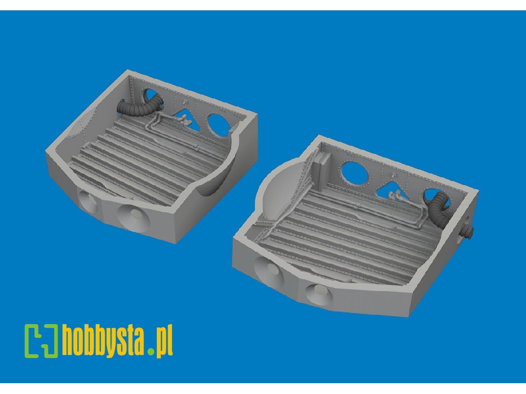 P-40 wheel bays PRINT 1/48 - EDUARD - image 1 P-40 wheel bays PRINT 1/48 - EDUARD - image 1
