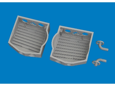 P-40 wheel bays PRINT 1/48 - EDUARD - image 3