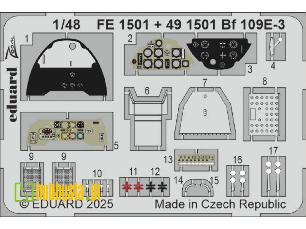 Bf 109E-3 1/48 - HOBBY BOSS - image 1 Bf 109E-3 1/48 - HOBBY BOSS - image 1