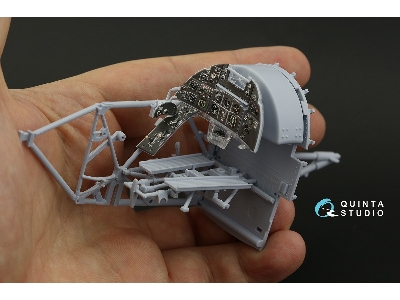Hawker Typhoon Mk.Ib (Car Door Version) - 3d-printed & Coloured Interior (For Airfix Kits) - image 9