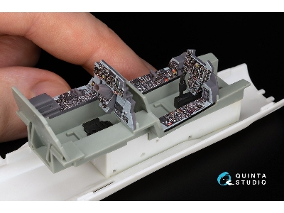 F-4 D Early Phantom Ii - 3d-printed & Coloured Interior On Decal Paper With 3d-printed Resin Part (For Academy Kits) - image 7